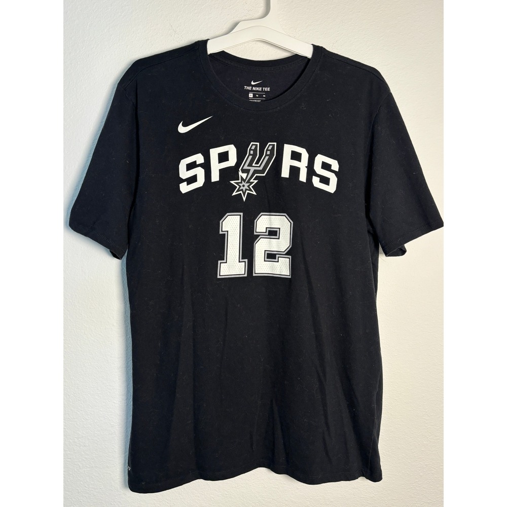 Nike San Antonio Spurs LaMarcus Aldridge‎ 12 NBA Dri-FIT T-Shirt Mens XL Black